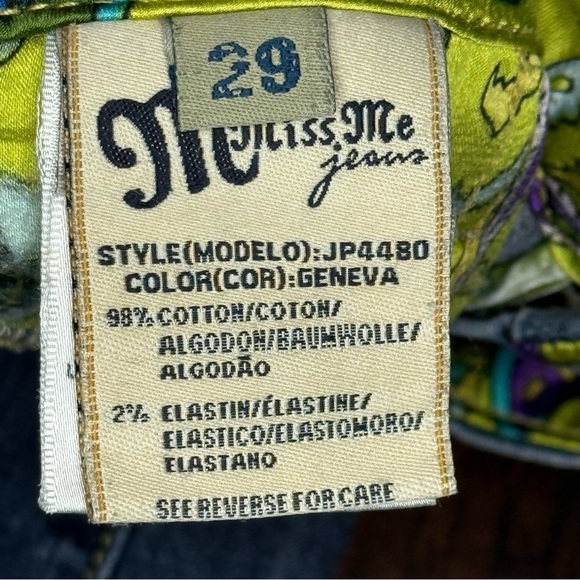 Miss Me Wide Leg Flare Jeans JP4480 Geneva Vintage Y2K Flap Back Pockets 29 GUC - Picture 9 of 15